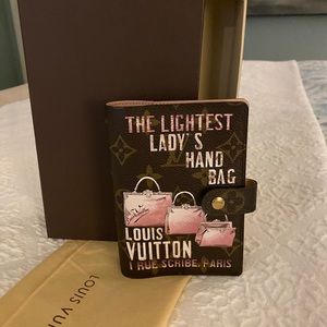 Authentic Louis Vuitton Small Ring Agenda